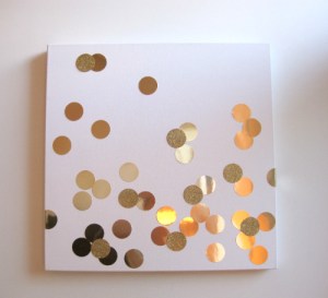 gold_confetti_diy_art