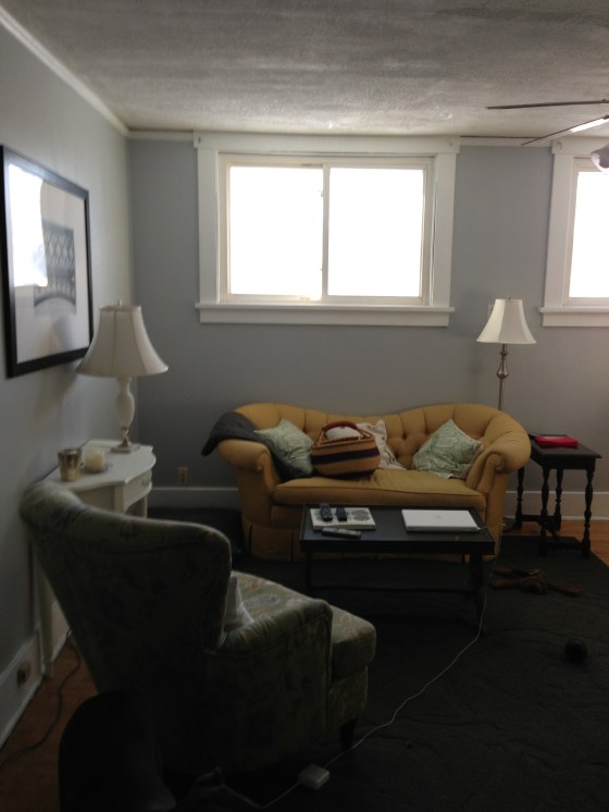 Looking into the living room