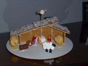 Pro Winner Shannon's Nativity (she's an architect, but this is her first win and she was beyond excited. She even had her husband come back and pick it up so it could be there for the judging, and it apparently is still on their coffee table)