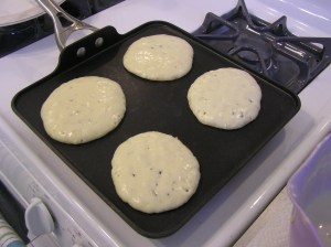 Pancakes Ready to Flip
