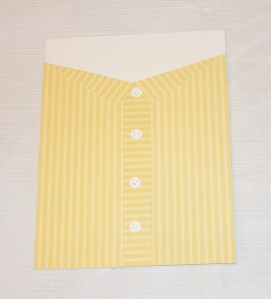 I made this for my dad for Fathers Day. Then I remembered he never wears button downs. Oops. Still a cool card though...