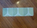 Placemat strip cut