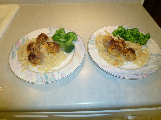 Pork Apple Cheddar Meatballs