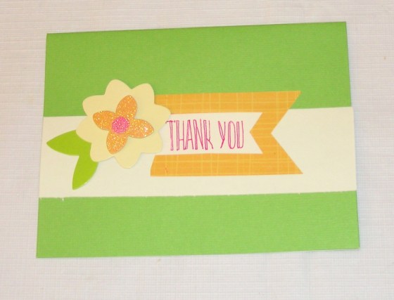 Thank You Green Flower