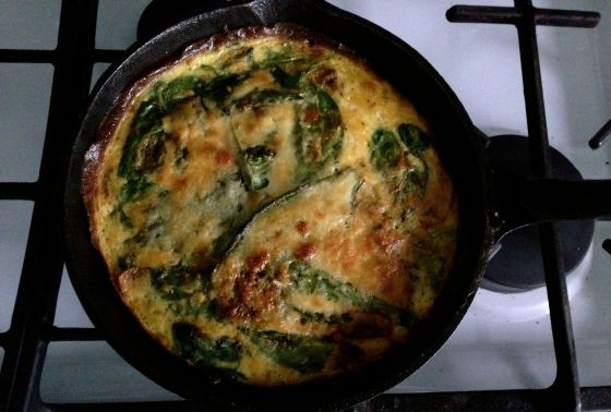 Frittata in pan