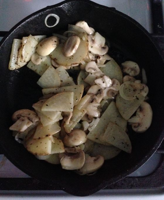 Frittata ingredients