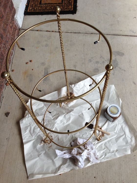 tiered stand glazing