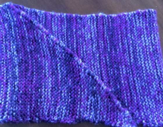 purple cozy cowl